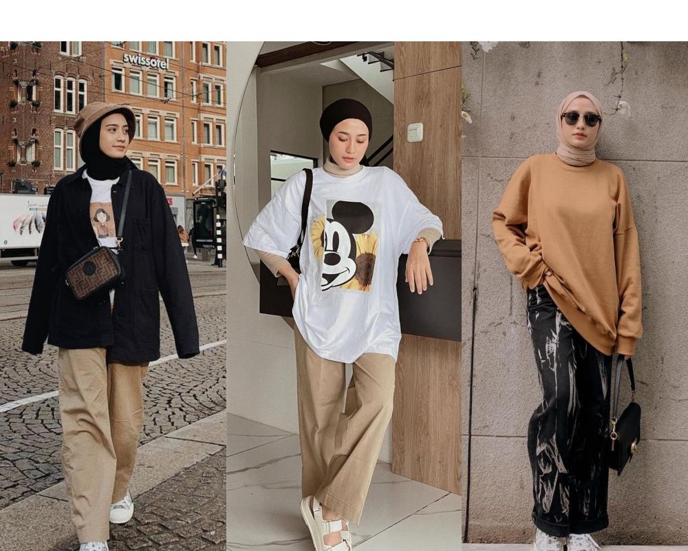 12 Ide Effortless Outfit buat Hangout ala Selebgram Helmi Nursifah