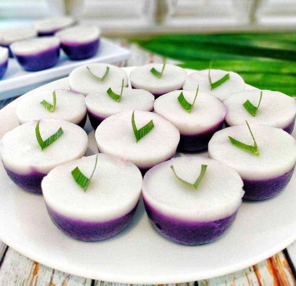 Kue talam ubi ungu (instagram.com/vthree2107)
