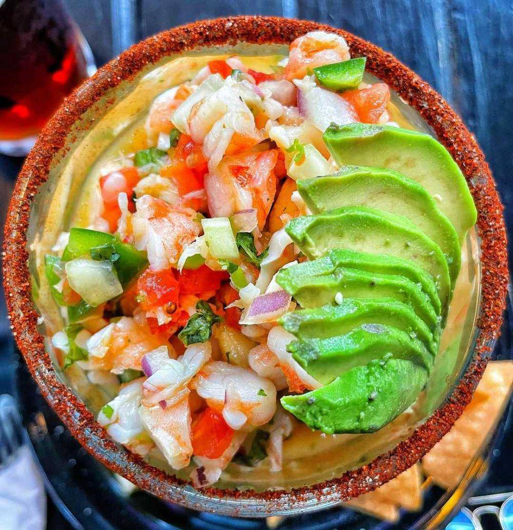shrimp ceviche (instagram/what.jessie.eats)