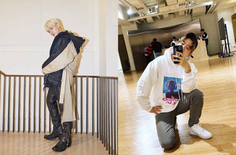 OOTD ala Baekhyun EXO (instagram.com/baekhyunee_exo l instagram.com/baekhyunee_exo)