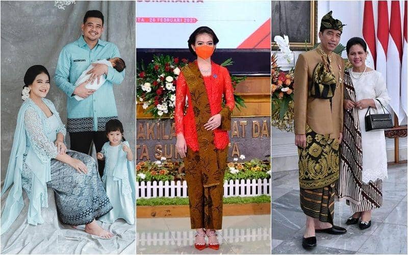 10 Inspirasi Kebaya Keluarga Presiden Jokowi
