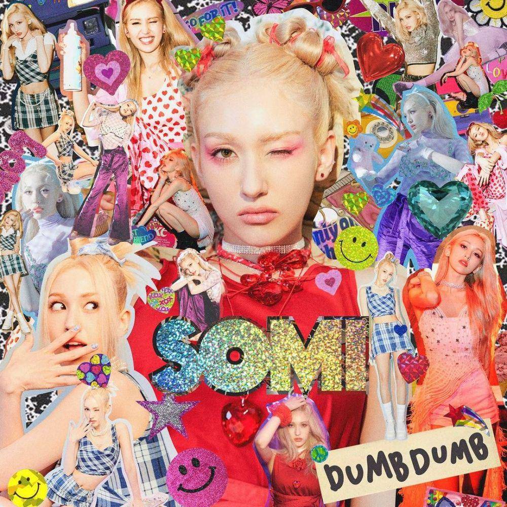 Jeon Somi di single cover "Dumb Dumb" (instagram.com/ somsomi0309)