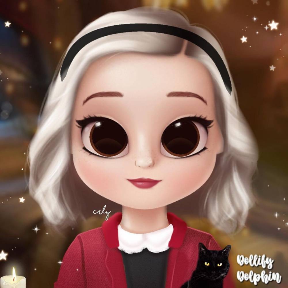 ilustrasi aplikasi Dollify (instagram.com/dollifydolphin)