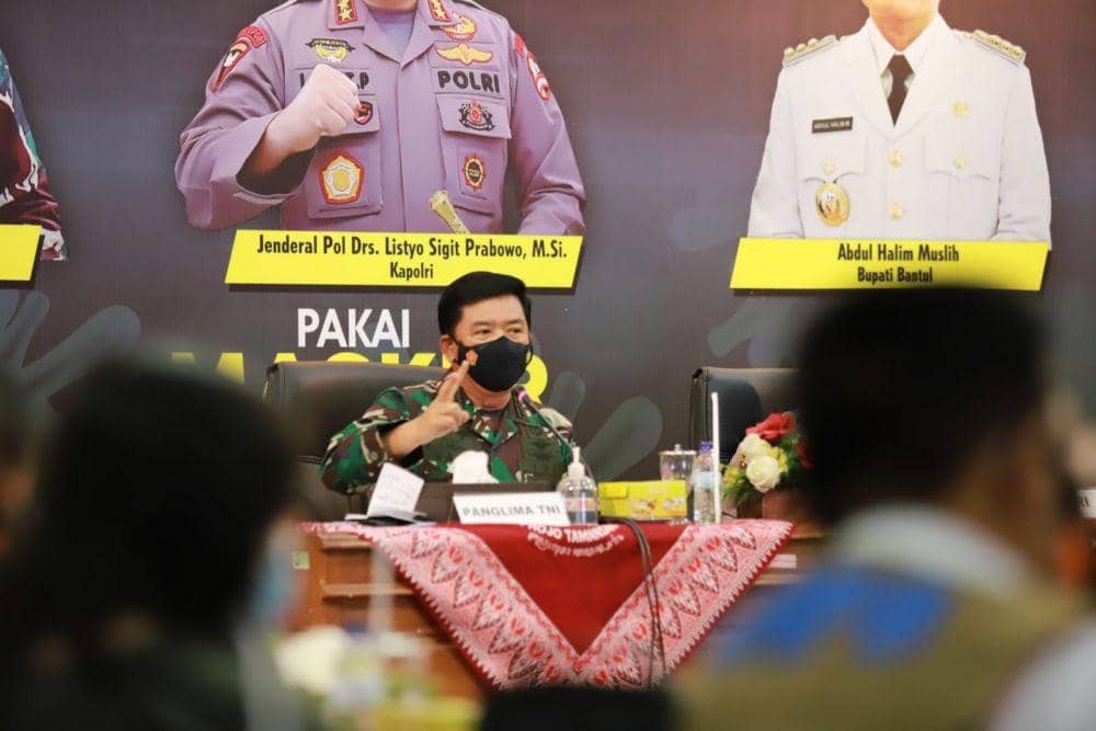 Panglima TNI Marsekal Hadi Tjahjanto(doc.Diskominfo Bantul)