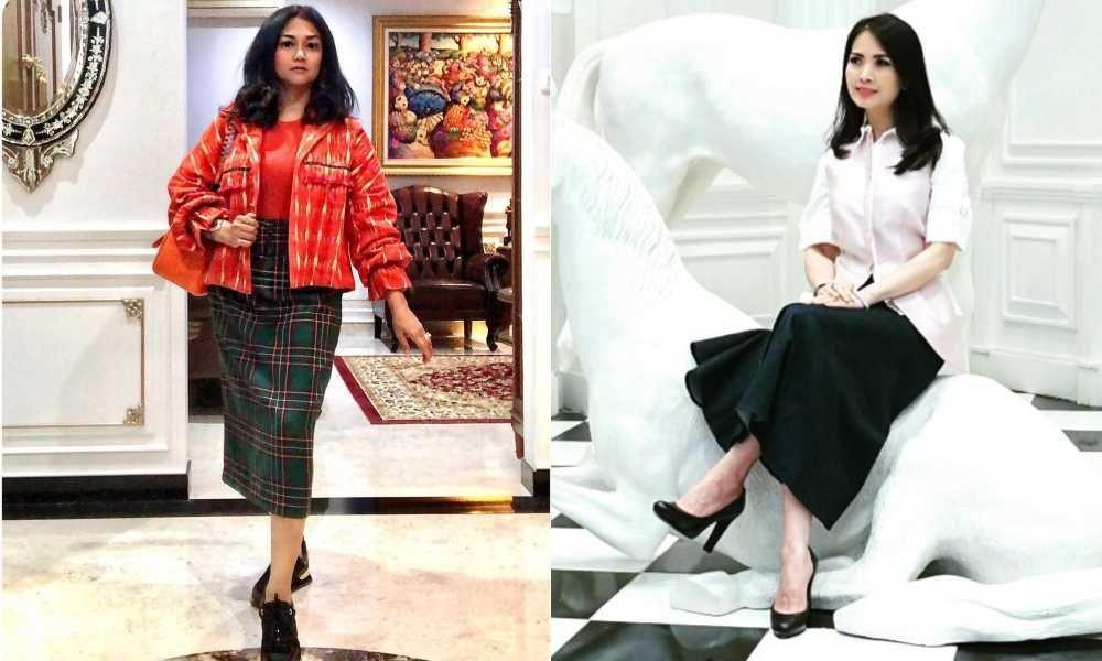 10 Adu Gaya Liliana Tanoe Vs Bella Saphira, Glamor Bersahaja