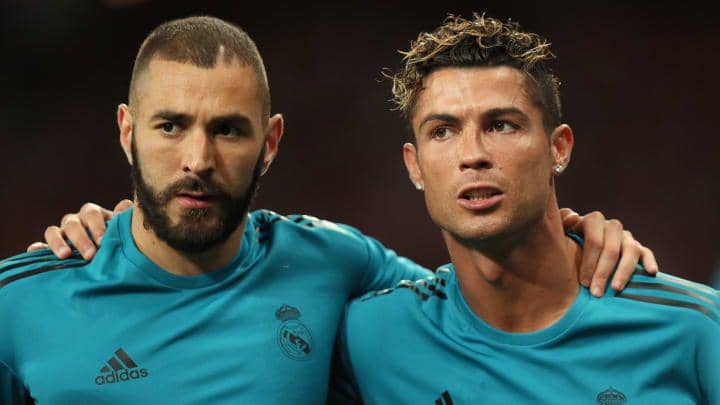 Cristiano Ronaldo dan Karim Benzema. (90min.com)