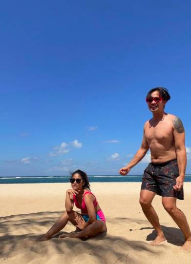 Liburan Tarra Budiman dan istri (instagram.com/tarrabudiman)