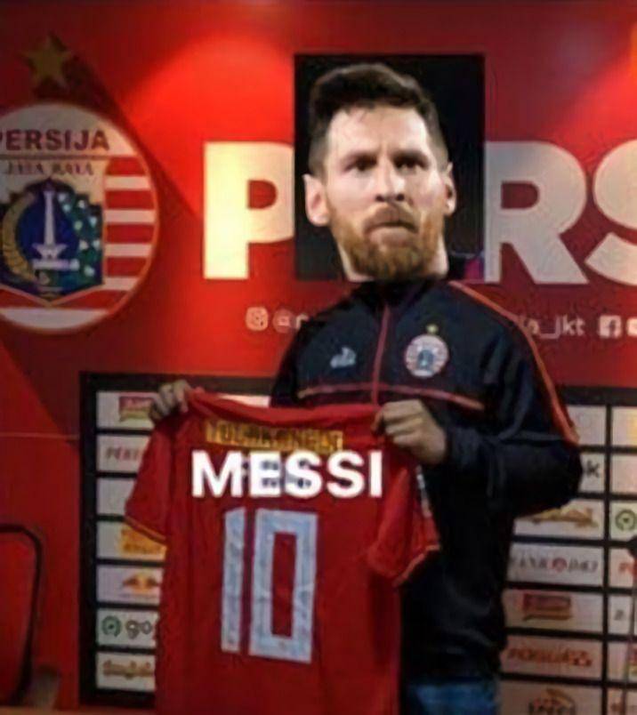 foto editan Lionel Messi pindah ke Indonesia (twitter.com/narrjust)