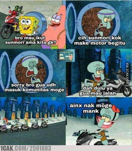 meme motor matic vs motor gede (1cak.com)