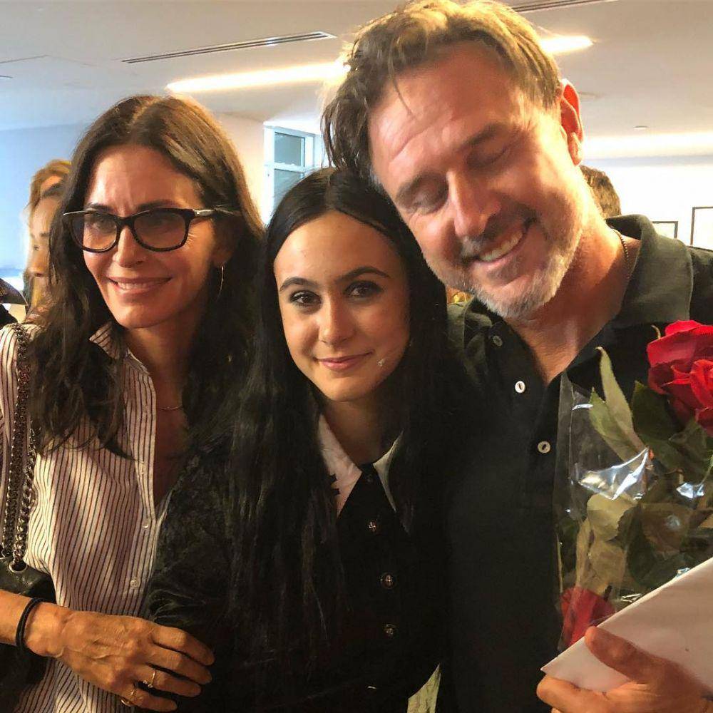 Curteney Cox, Coco Arquette, dan David Arquette (instagram.com/davidarquette)