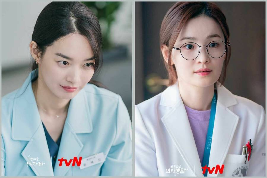 Shin Min Ah di Hometown Cha-Cha-Cha dan Jeon Mi Do di Hospital Playlist 2. (instagram.com/tvndrama.official)