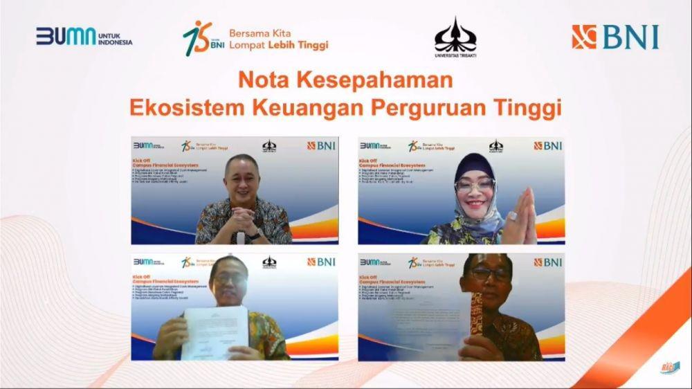 Sinergi BNI-Usakti, Terapkan Ekosistem Keuangan di Perguruan Tinggi
