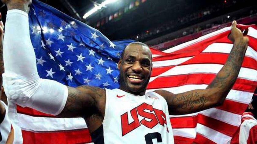 LeBron James pada Olimpiade London 2012 (latimes.com)