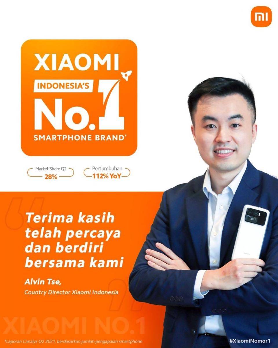 Alvin Tse, Country Director Xiaomi Indonesia (twitter.com/atytse)