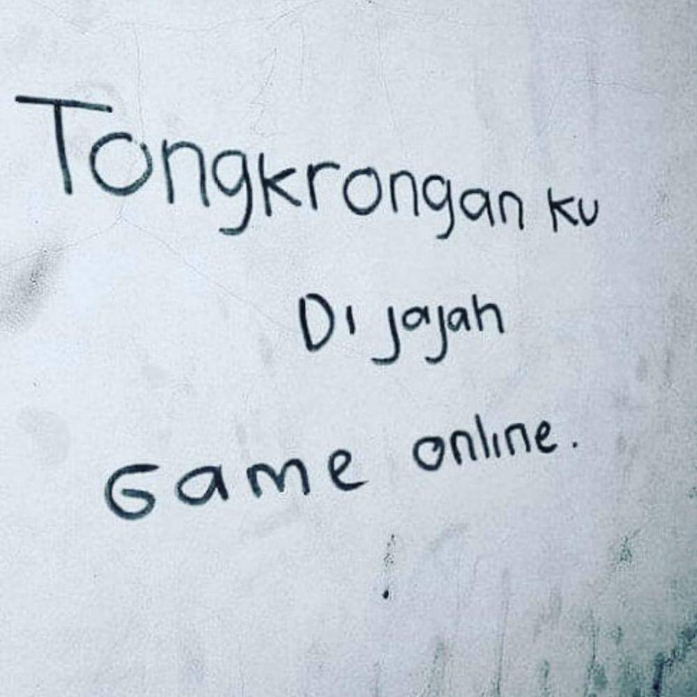 ragam tulisan di tembok (instagram.com/duhreceh)