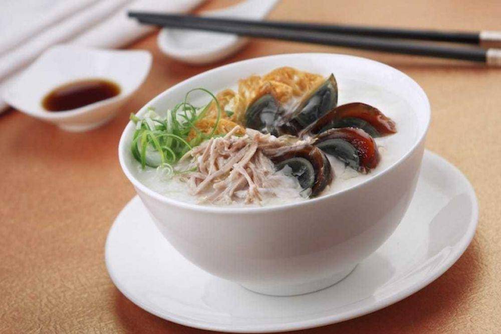 Century egg porridge (guide.michelin.com)