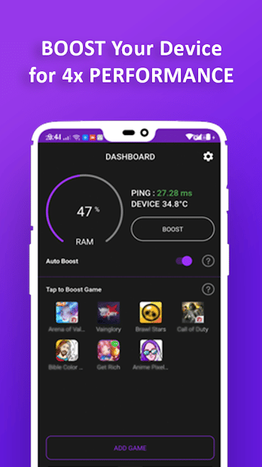 Google Play Store/Super Game Booster