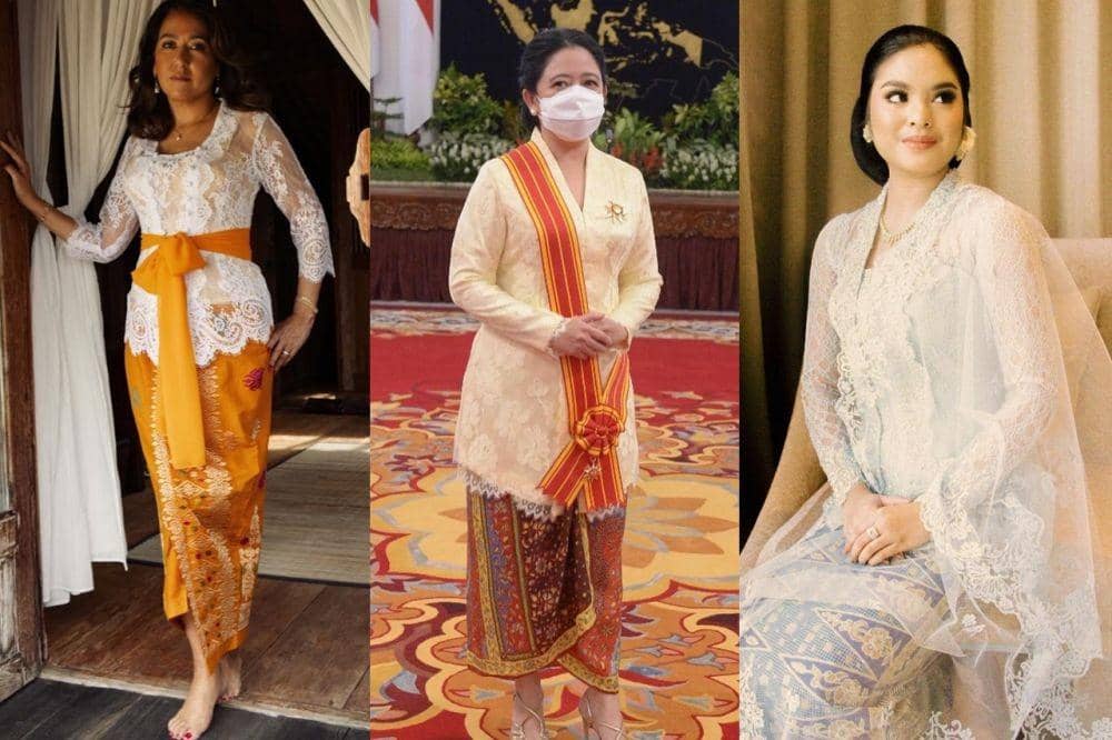 9 Kebaya ala Keluarga Presiden Sukarno, Pesonanya Senantiasa Memukau