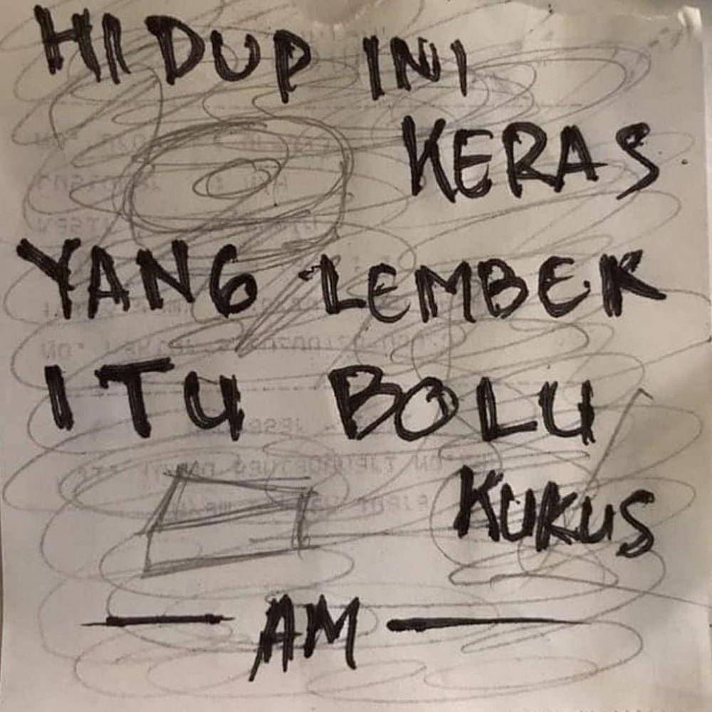 ragam tulisan di tembok (instagram.com/curhatantembok)
