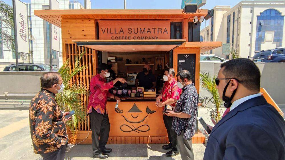 KBRI Cairo di Mesir resmikan Villa Sumatra, kedai kopi spesialti Indonesia pertama di Mesir (Dok. KBRI Kairo)