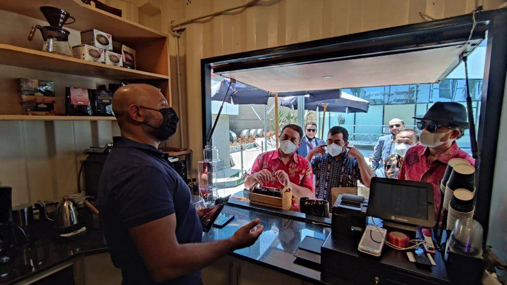 KBRI Cairo di Mesir resmikan Villa Sumatra, kedai kopi spesialti Indonesia pertama di Mesir (Dok. KBRI Kairo)
