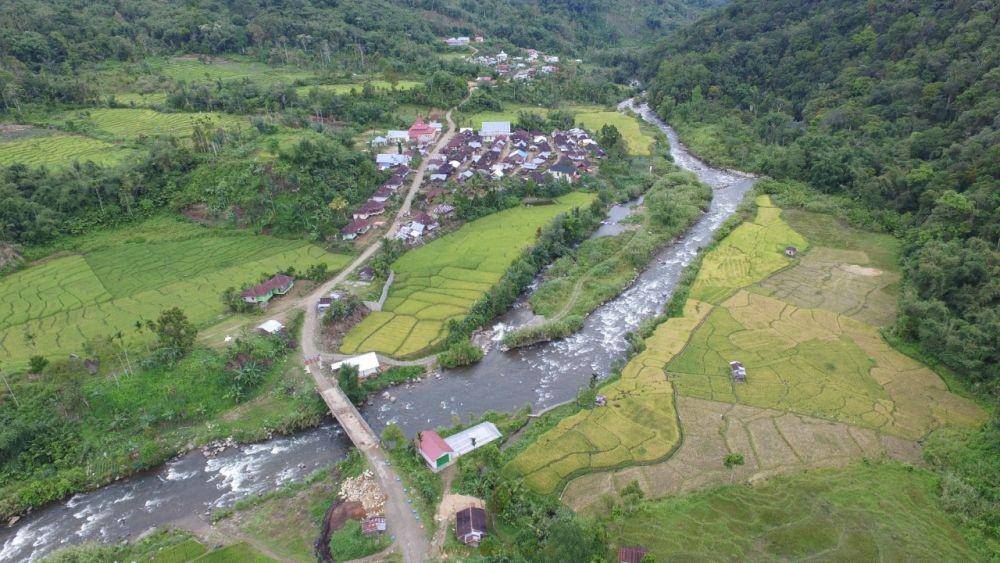 Desa Rantau Kermas di Kawasan Hulu. (dok. Warsi)