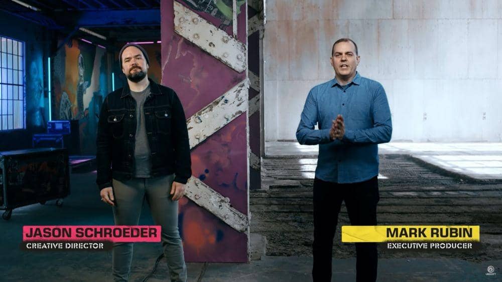 Jason Schroeder dan Mark Rubin (YouTube/Ubisoft North America)