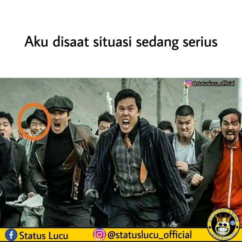 potret orang ngakak (instagram.com/statuslucu_official)