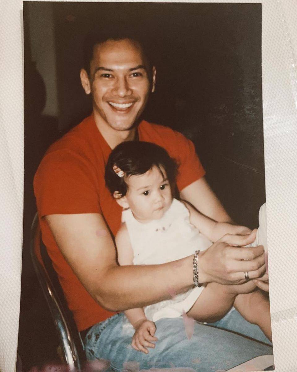 potret lawas Aaliyah Massaid bareng papa (instagram.com/aaliyah.massaid)