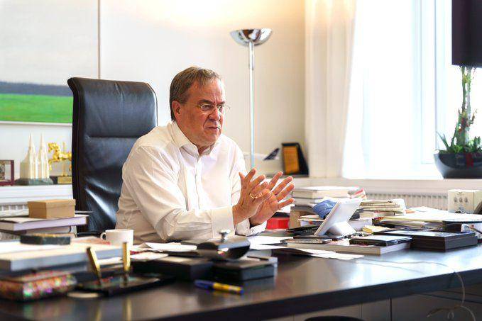 Perdana Menteri negara bagian Rhine-Westphalia Utara, Armin Laschet. (Twitter.com/Staatskanzlei NRW)