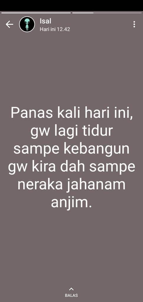 cuitan lucu story WhatsApp (twitter.com/txtdrstoryWA)