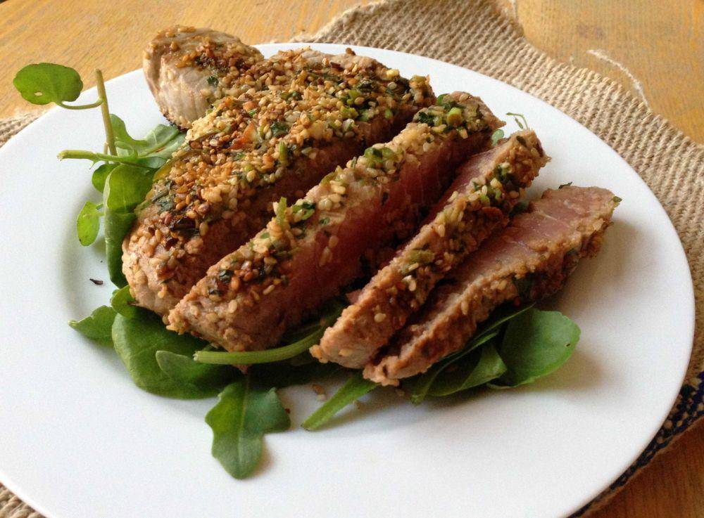 Marinated tuna steak (pescetarian.kitchen)