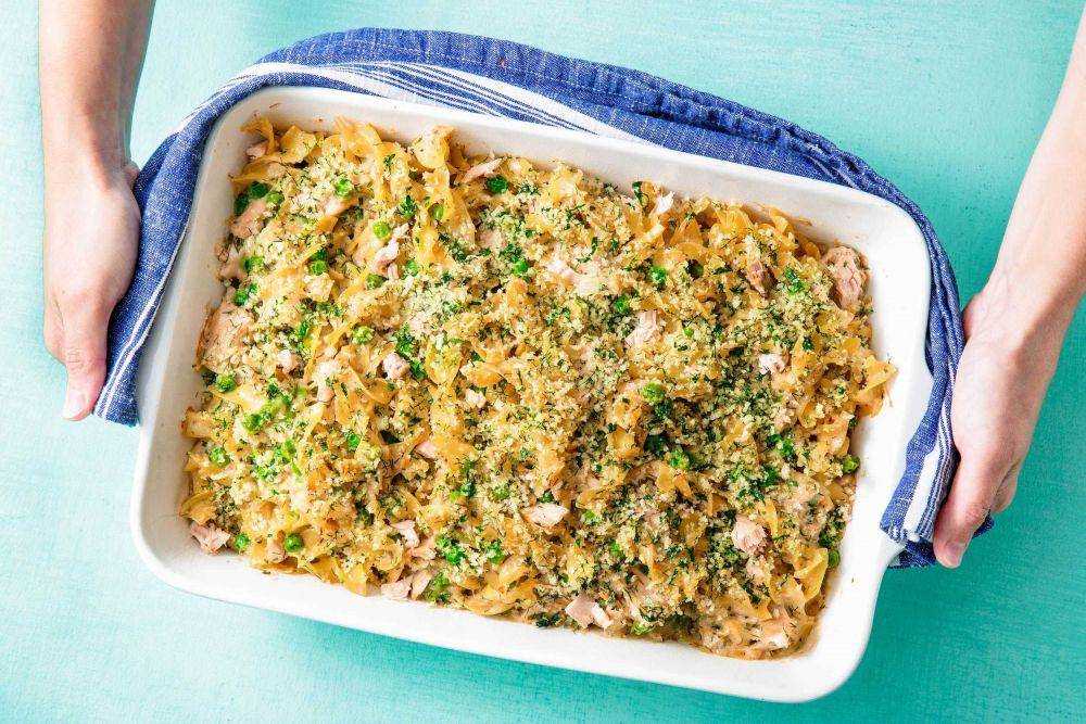 Tuna noodle casserole (delish.com)