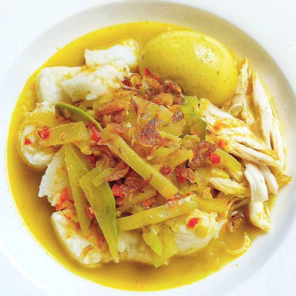 potret hidangan lontong sayur (instagram.com/dhy_kitchenworld)