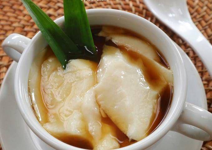 Kembang tahu yang terbuat dari sari kedelai (cookpad.com)