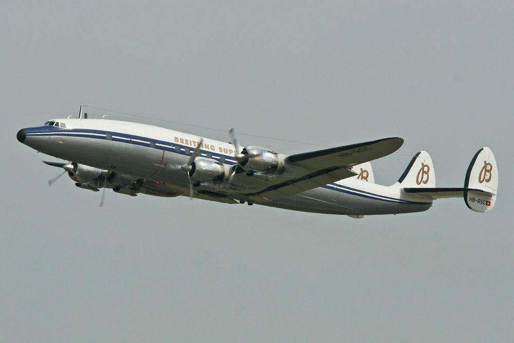 Lockheed L-1049 Super Constellation HB-RSC. (flickr.com/Alan Wilson)