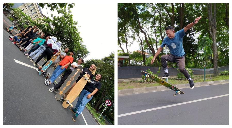 [VIDEO] Seru Juga Nih Main Longboard di Bali, No Skill Just Fun!