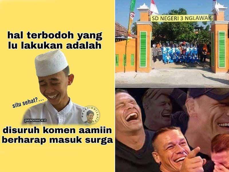 potret orang ngakak (instagram.com/mungkinhilaf.id| instagram.com/memekit4lah)