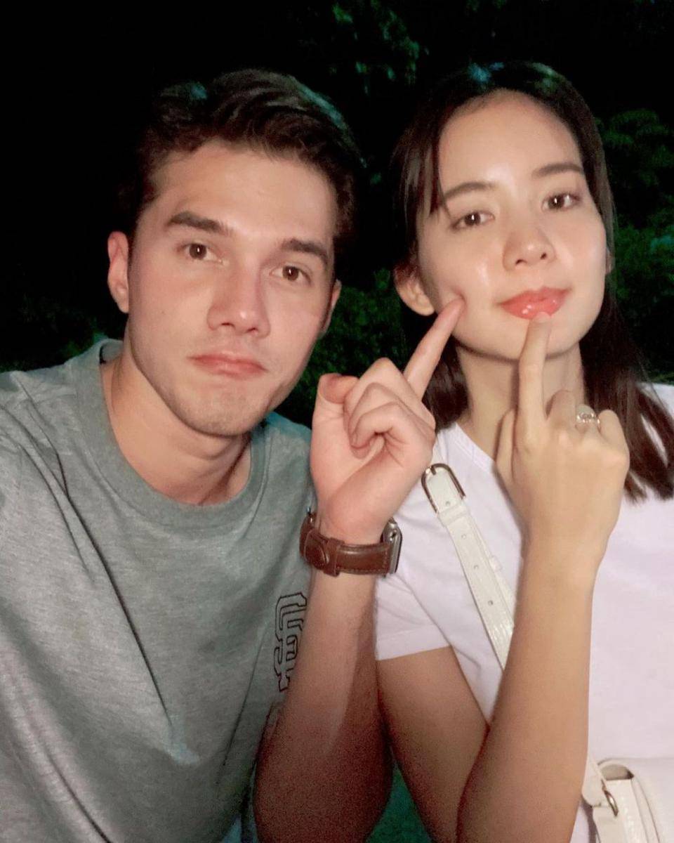 Mik Thongraya dan Bow Maylada (Instagram.com/mik_thongraya)