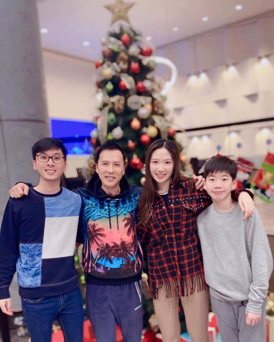 potret aktor Donnie Yen dan keluarga (instagram.com/donnieyenofficial)