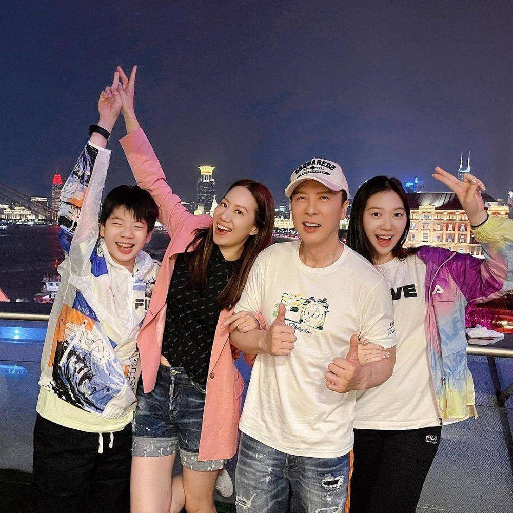 potret aktor Donnie Yen dan keluarga (instagram.com/donnieyenofficial)