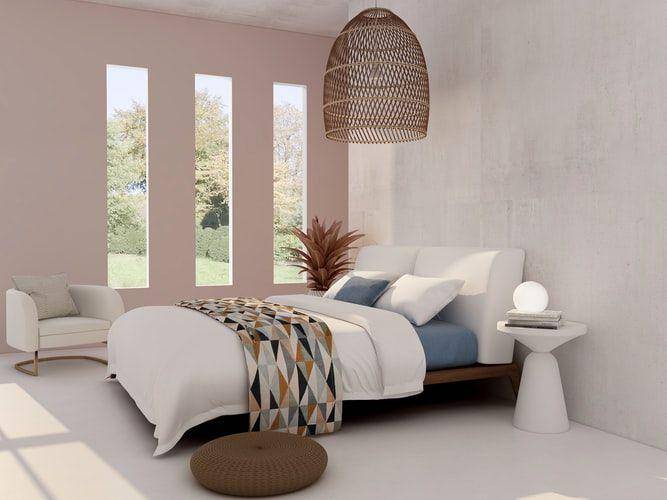 Ilustrasi desain kamar simpel (unsplash.com/collovhome)