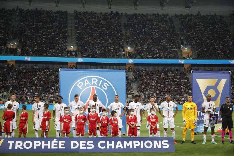 Pemain PSG sebelum bertanding (en.psg.fr/C. Gavelle)
