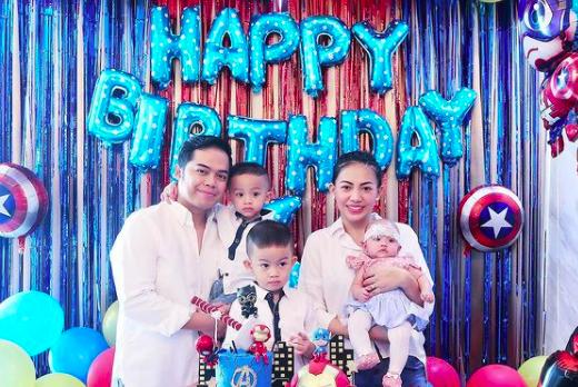 9 Momen Perayaan Ulang Tahun Baby Alfredo Putra Kezia Karamoy
