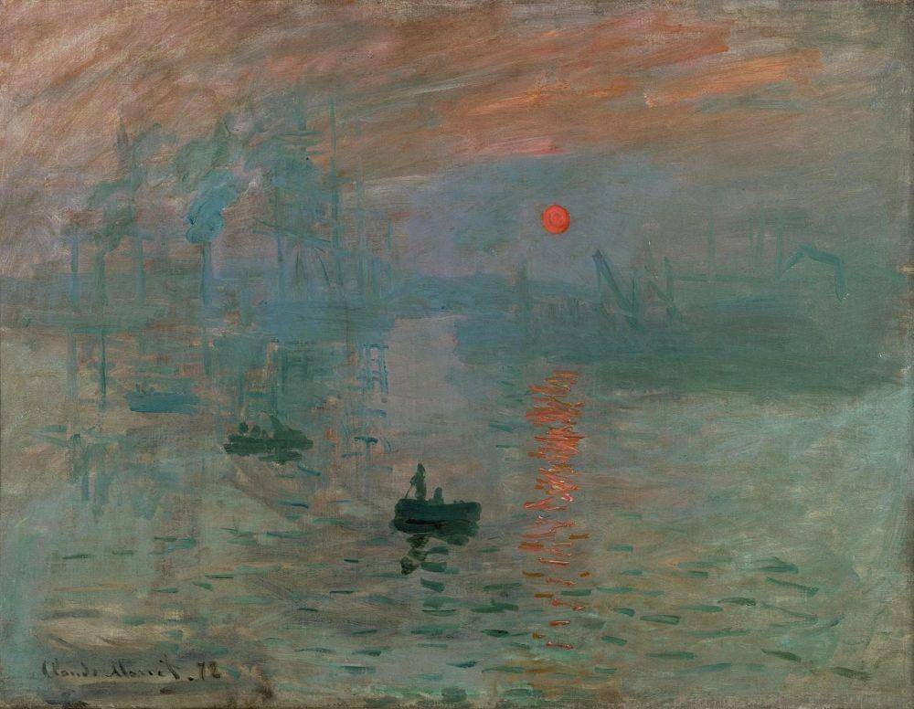 Lukisan Impression, Sunrise (artsheaven.com)