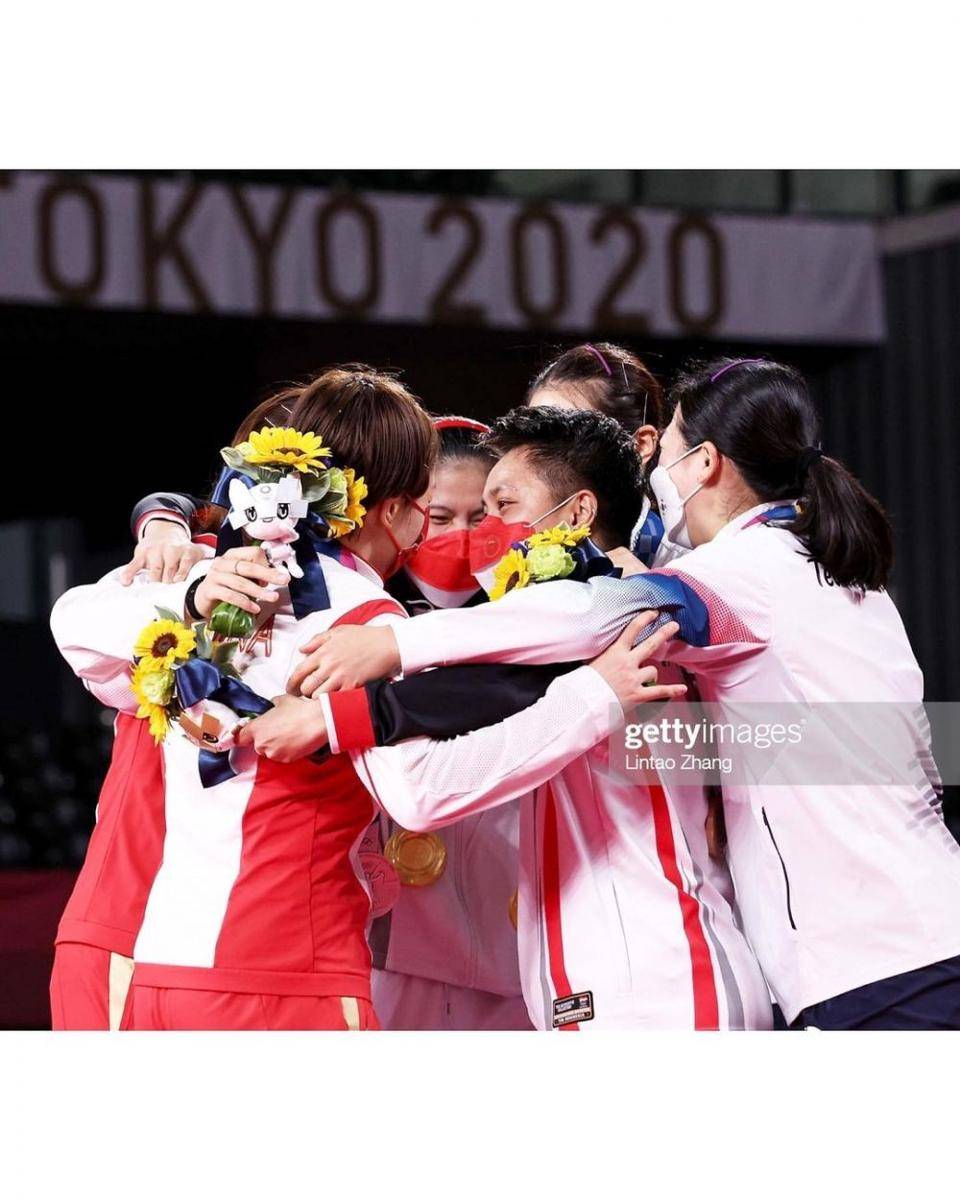 Podium ganda putri Olimpiade Tokyo 2020 (Instagram.com/greyspolii)