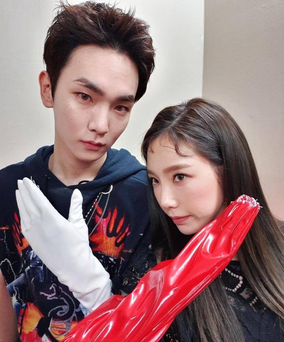 Taeyeon SNSD dan Key SHINee (instagram.com/bumkeyk)