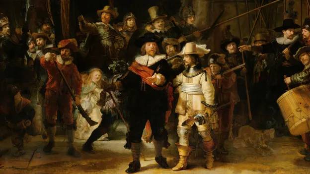 Lukisan The Night Watch. (bbc.com)