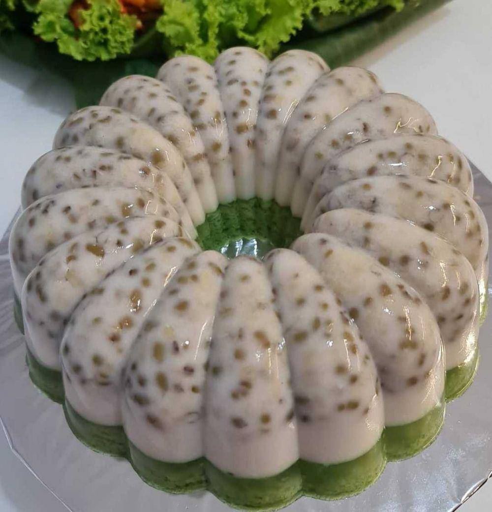 Puding kacang hijau (instagram.com/merlyhalim)
