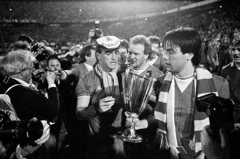 potret para pemain Everton setelah menjuarai European Cup 1985 (liverpoolecho.co.uk)